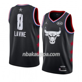 Chicago Bulls Zach LaVine 8 2019 Kaikki tähti Jordan Brand Musta Pelipaidat Swingman - Miesten